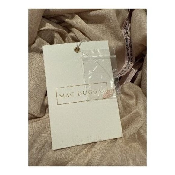 NWT MAC DUGGAL 70224 Pink Floral Applique Long Sleeve Illusion Gown Pink Size 8 - Picture 15 of 15